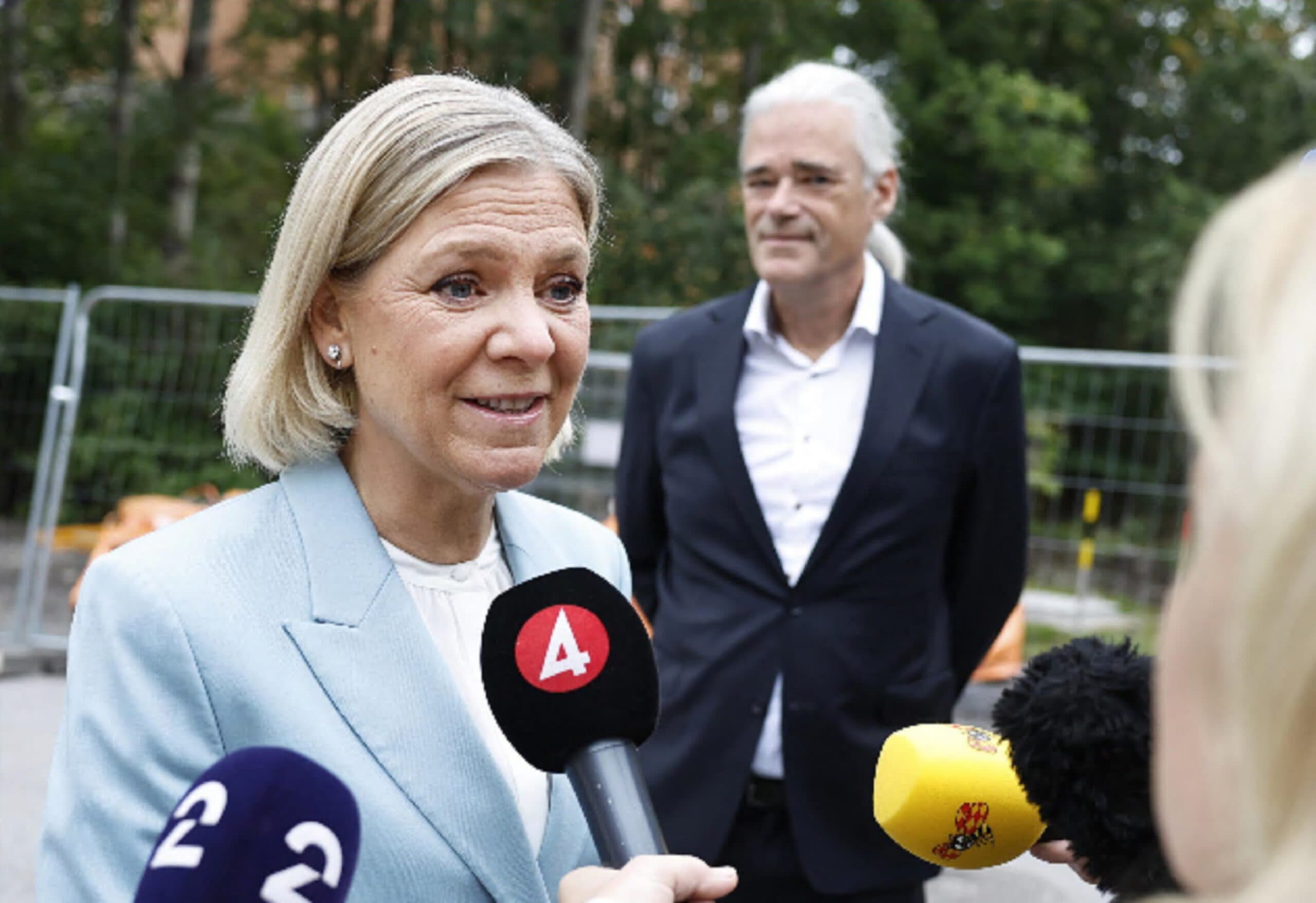 Svezia, exit poll: centrosinistra in testa con Andersson, frena l'ultradestra di Akesson