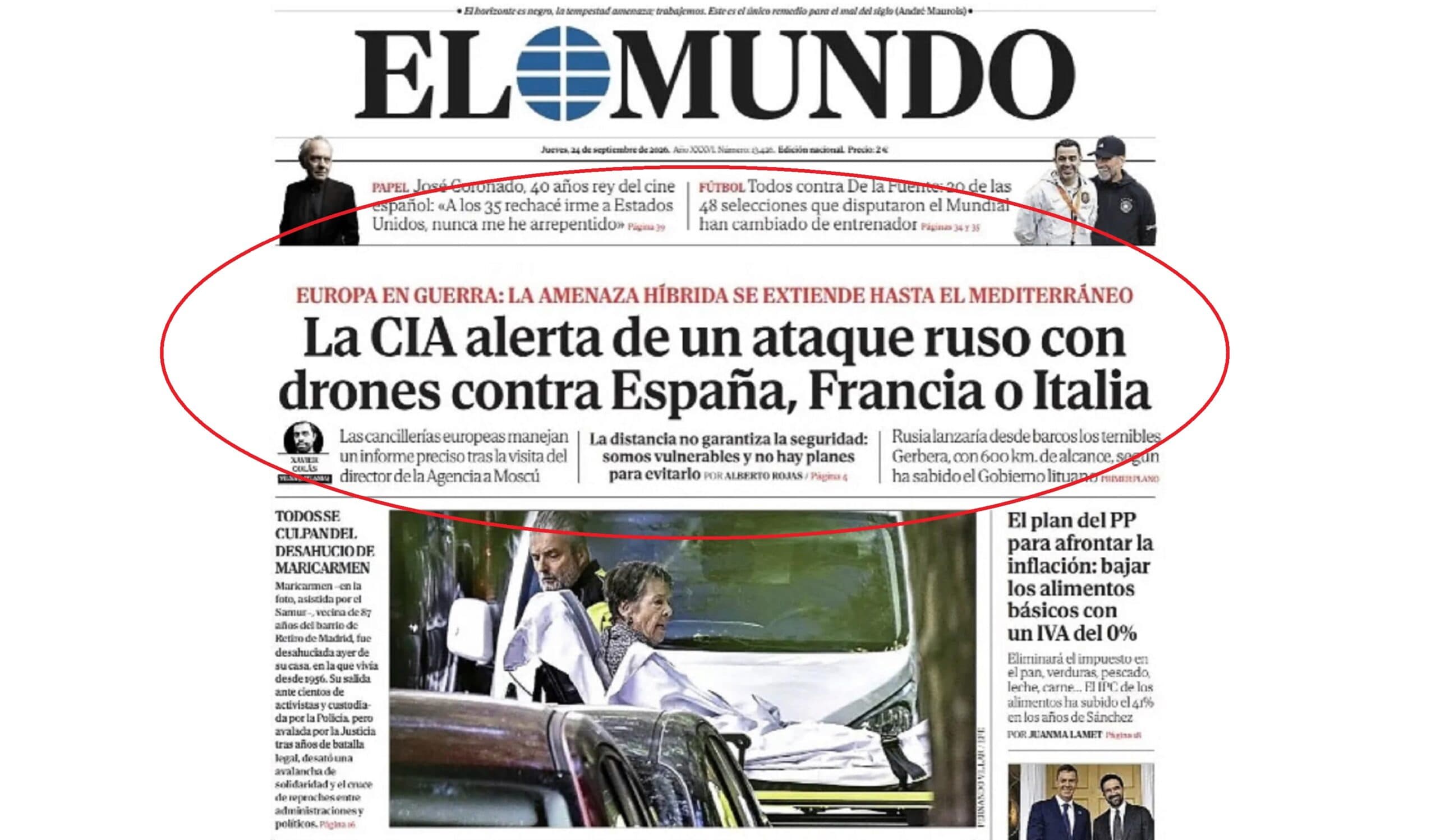 Droni russi dal mare contro l'Italia: perché lo scenario di El Mundo convince poco