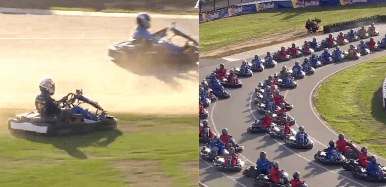 Verstappen fenomeno anche sul kart: supera 100 piloti amatoriali in 14 giri e il video diventa virale