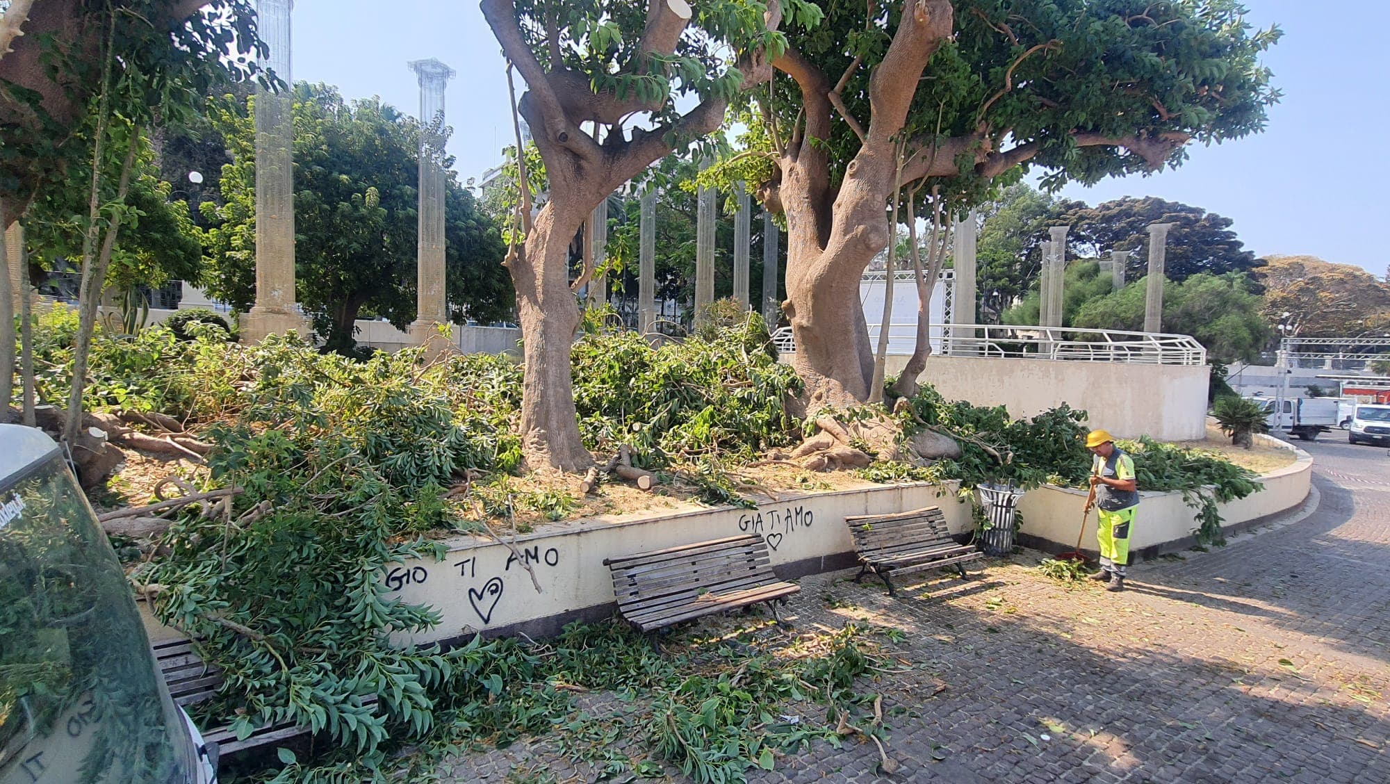 Reggio Calabria: manutenzione straordinaria sul Lungomare Falcomatà FOTO