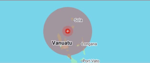 Terremoto di magnitudo 6.1 nel Pacifico, si trema a nord dell'arcipelago di Vanuatu