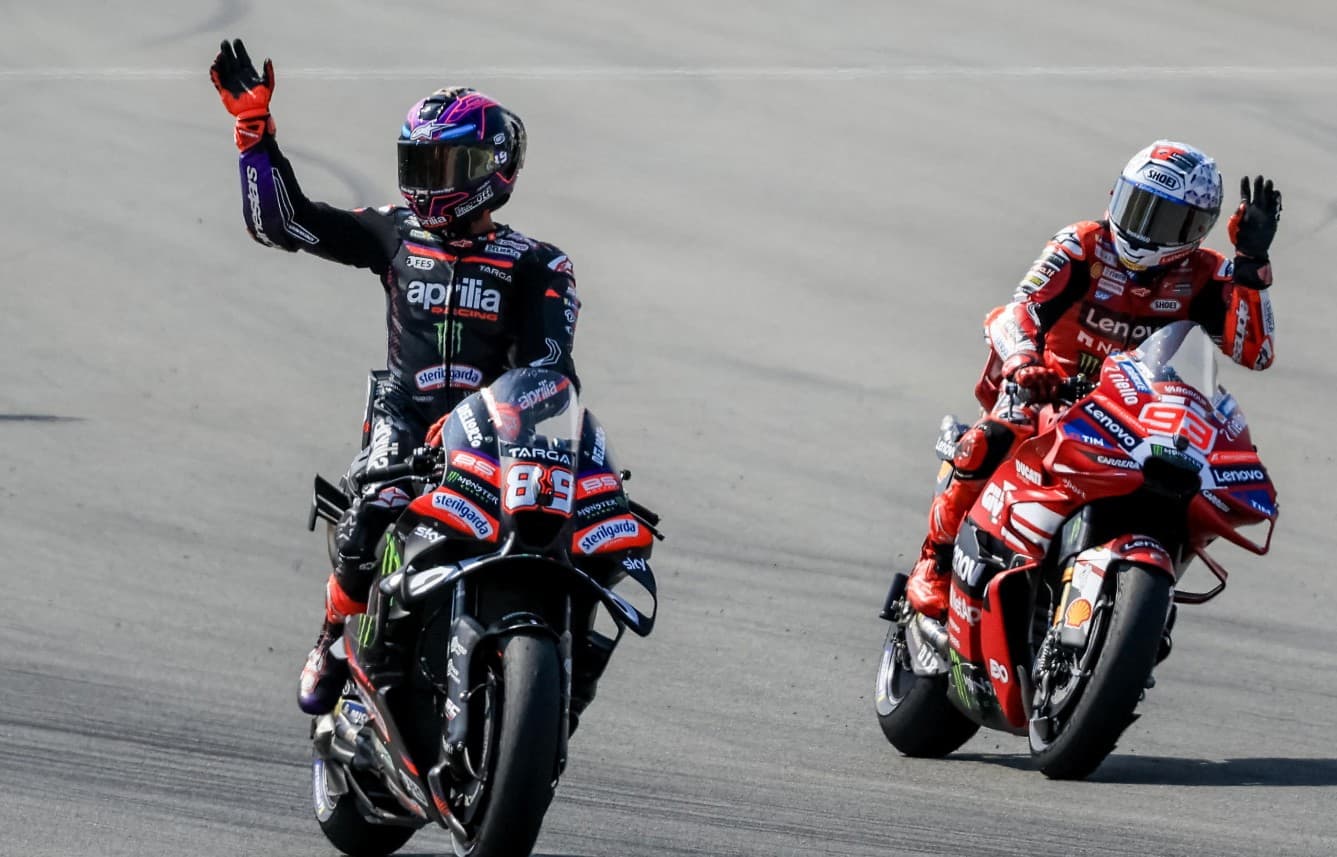 MotoGp in Repubblica Ceca: vince la Ducati di Marc Marquez, terzo Bagnaia
