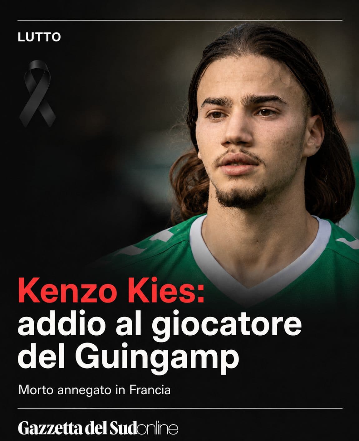 Caldo in Francia: si tuffa in un fiume e muore il 21enne Kenzo Kies, calciatore del Guingamp