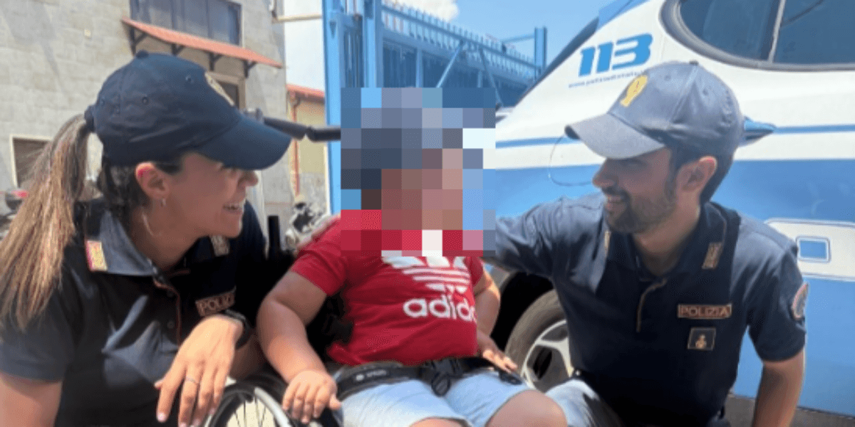 Il sogno di Antonio commuove gli agenti della Questura di Crotone: “Vorrei una casa con l’ascensore”