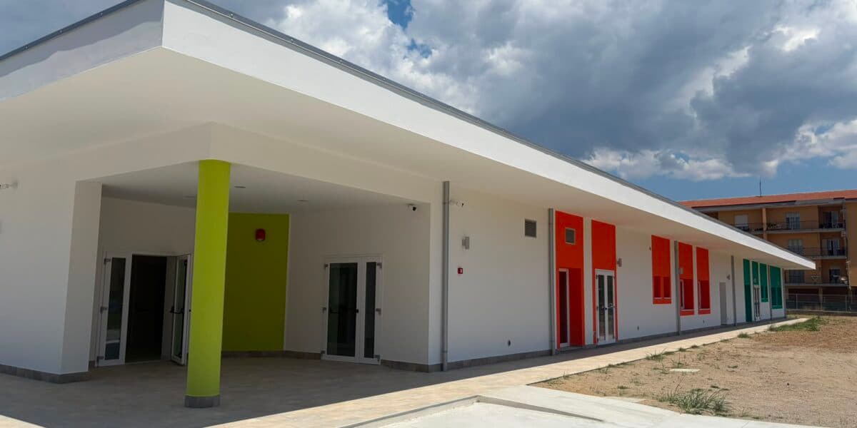 Catanzaro, terminati i lavori di costruzione del primo asilo pubblico nel quartiere Lido