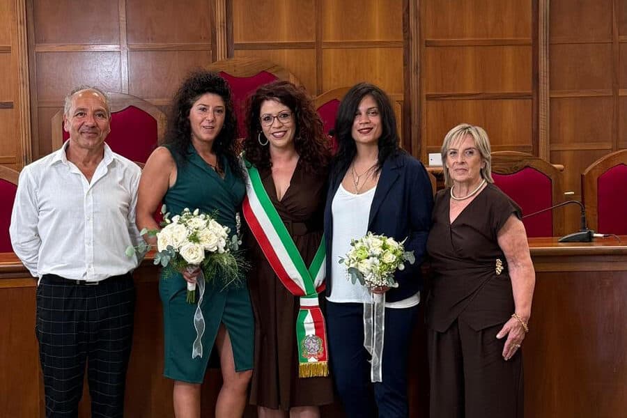 Nina e Giulia spose a Girifalco: celebrata la prima unione civile