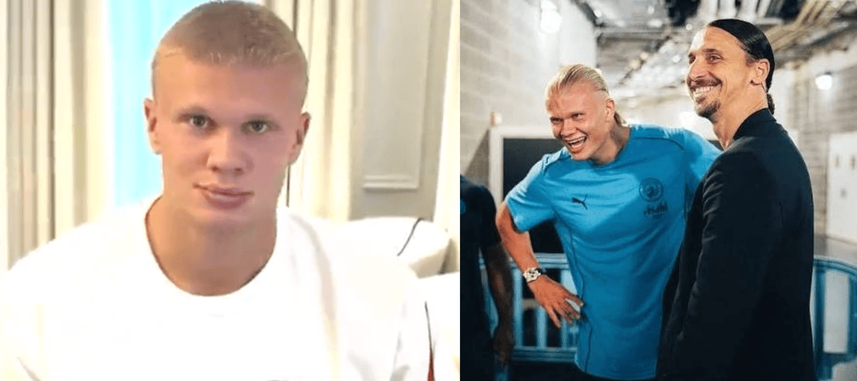 Haaland taglia la chioma vichinga, Ibrahimovic: «Hai perso una scommessa? Ora cancella il mio numero...» VIDEO