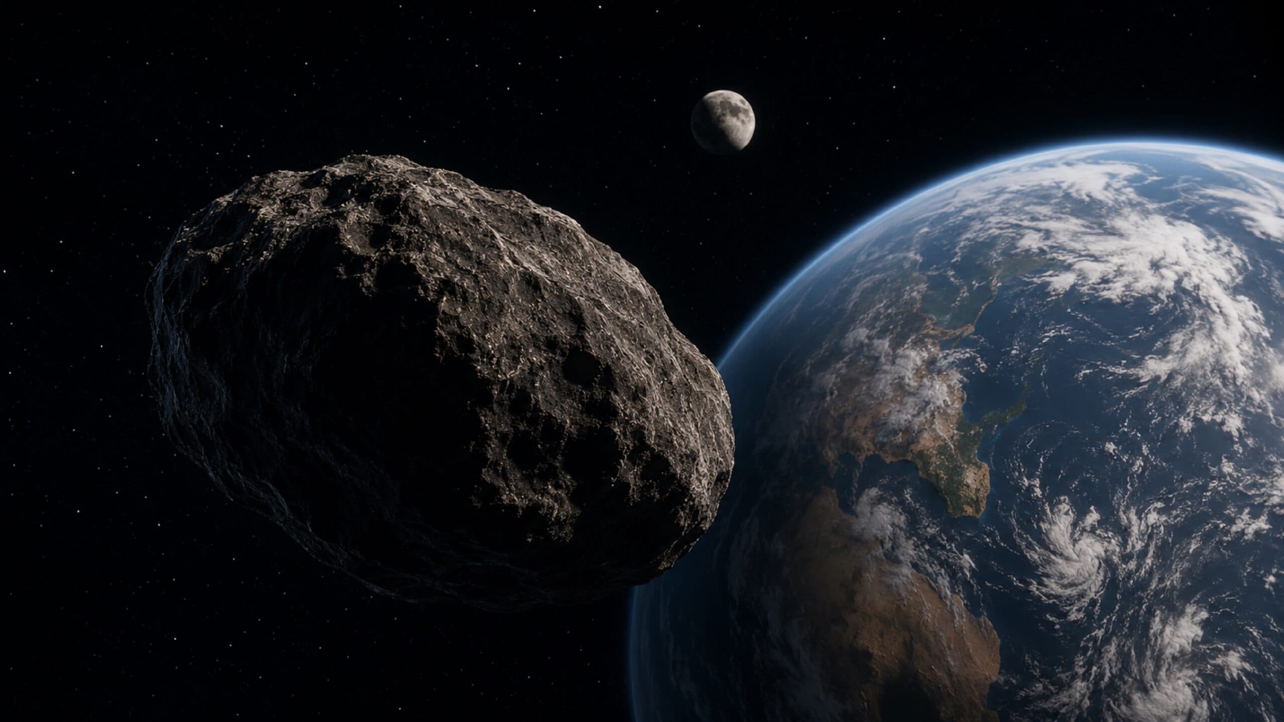 Sabato un asteroide sfiora la Terra a 2,6 milioni di km: nessun rischio