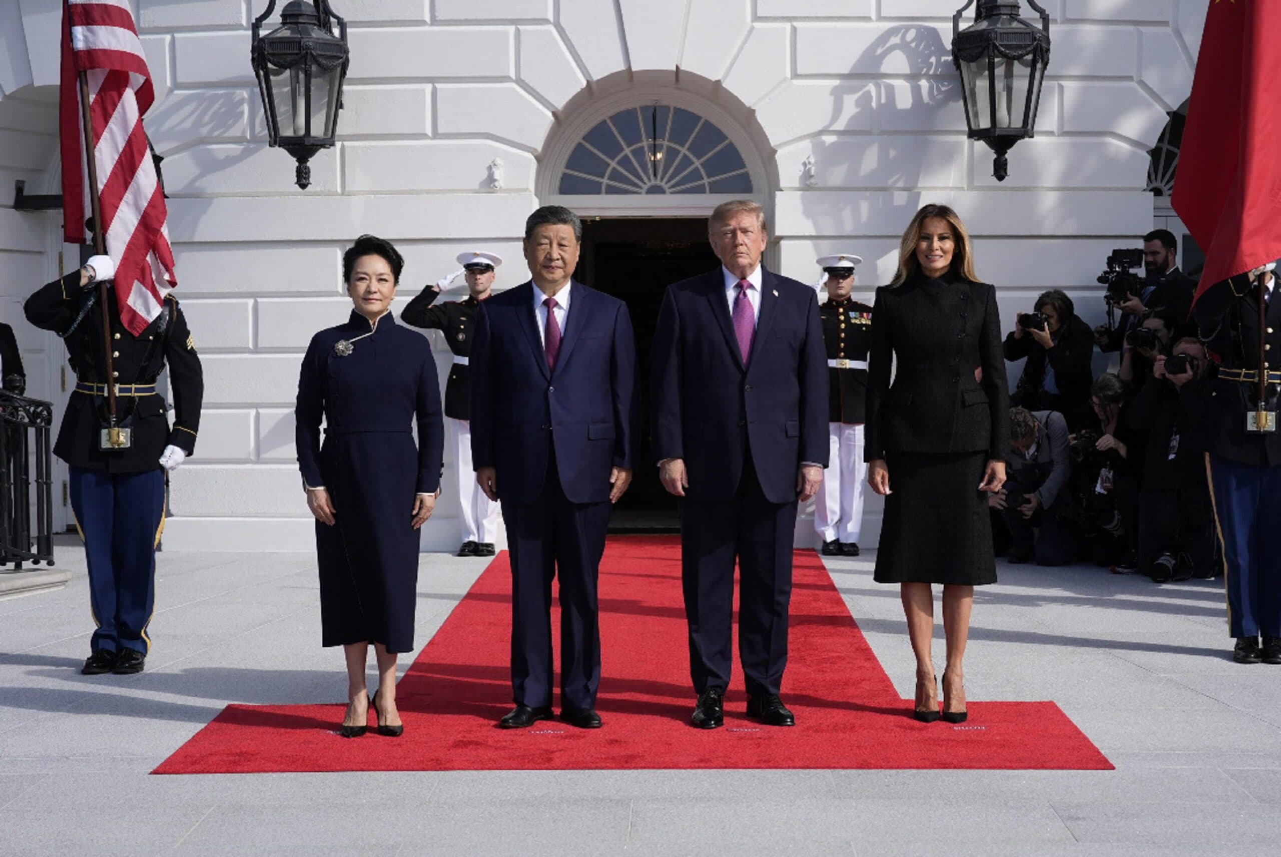 Trump accoglie Xi alla Casa Bianca: «Una grande amicizia». Il leader cinese: insieme «lungo una rotta sicura verso il futuro»