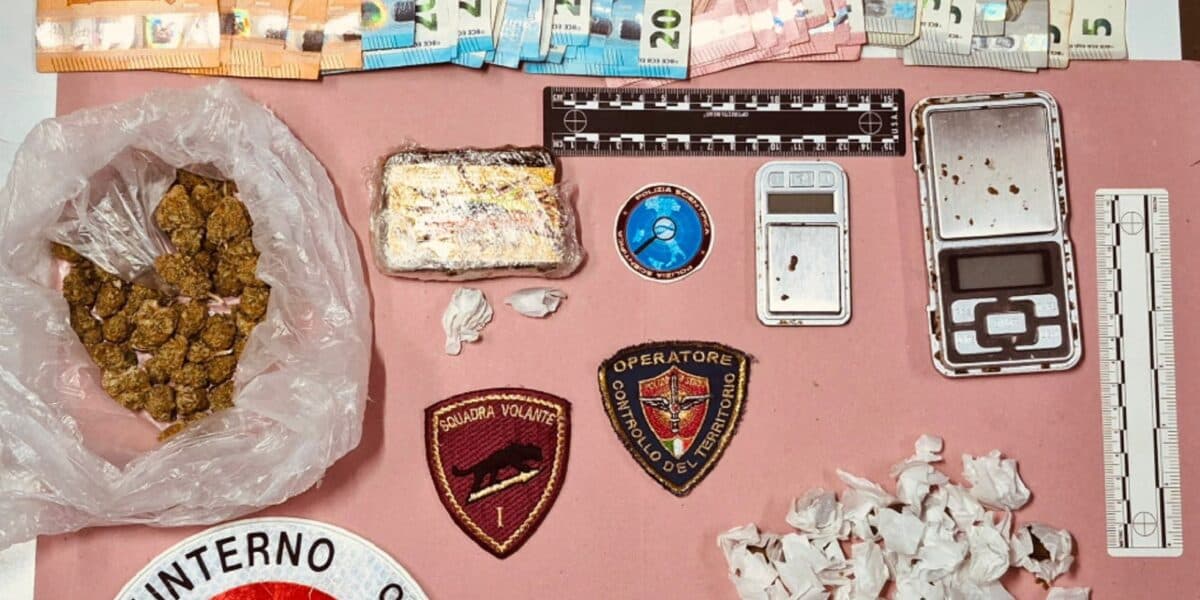 Sorpreso a Rossano con 130 grammi di droga: arrestato un 19enne