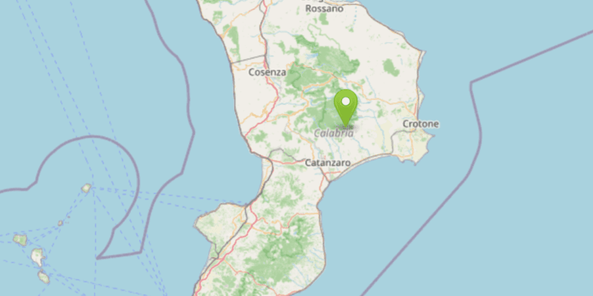 Scossa di terremoto nel Catanzarese: magnitudo 3.2 a Petronà