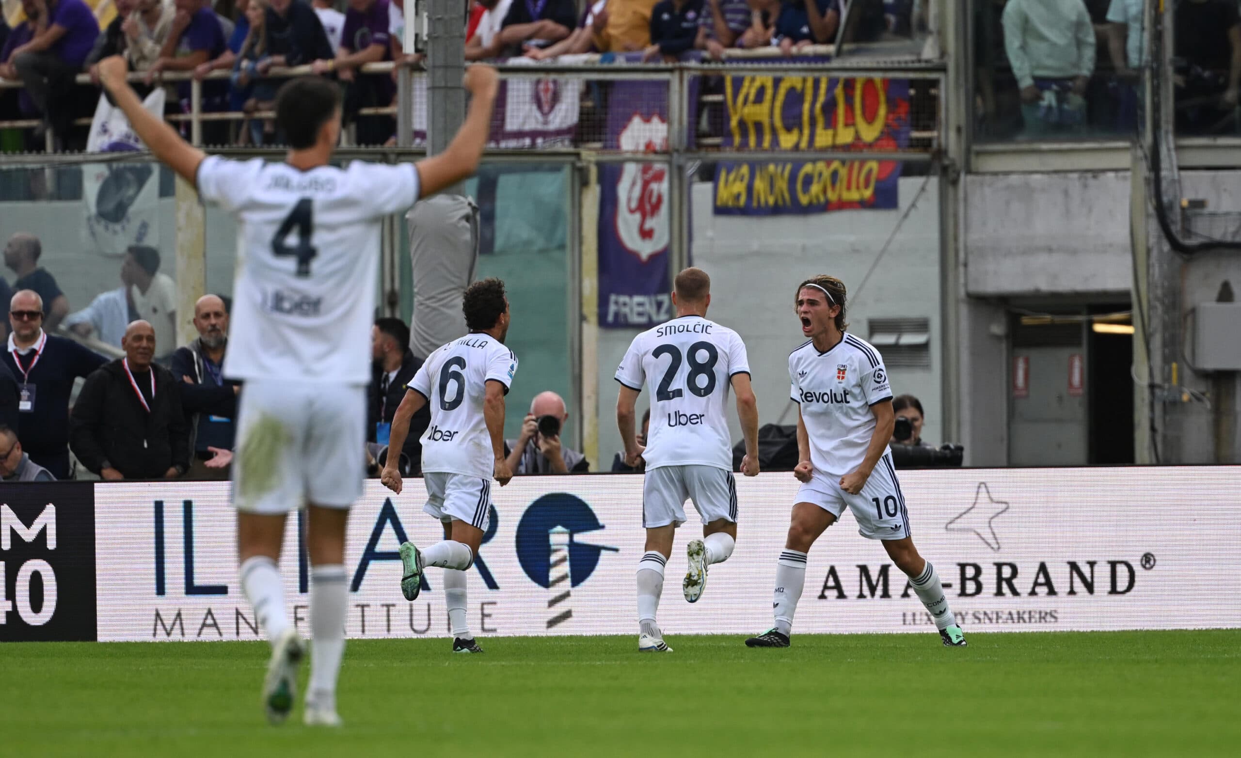 E' ancora grande Como: un super Nico Paz affonda la Fiorentina al "Franchi"