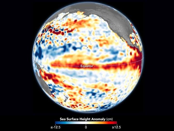 El Niño verso il record: cosa cambia per l'inverno in Italia e al Sud