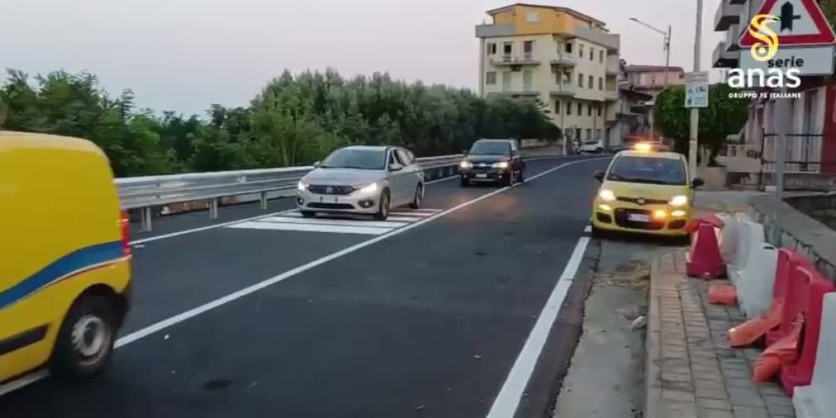 Badolato, riaperta la Statale 106 "Jonica" dopo i lavori sul ponte Barone