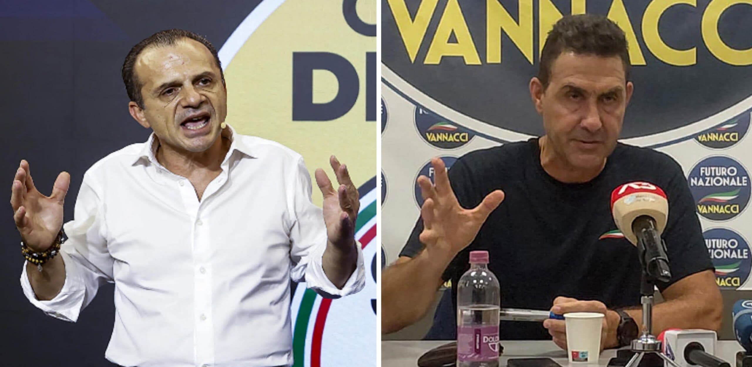Cateno De Luca sfida Vannacci: «Stiamo fermando la fuga di voti». La replica: «A destra una bella ammucchiata»