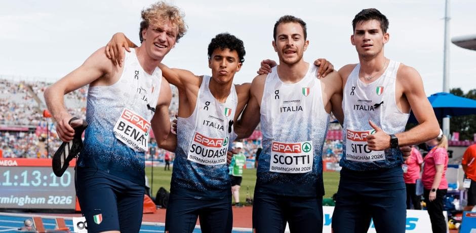Europei di atletica, Italia da record nella 4x400: azzurri in finale