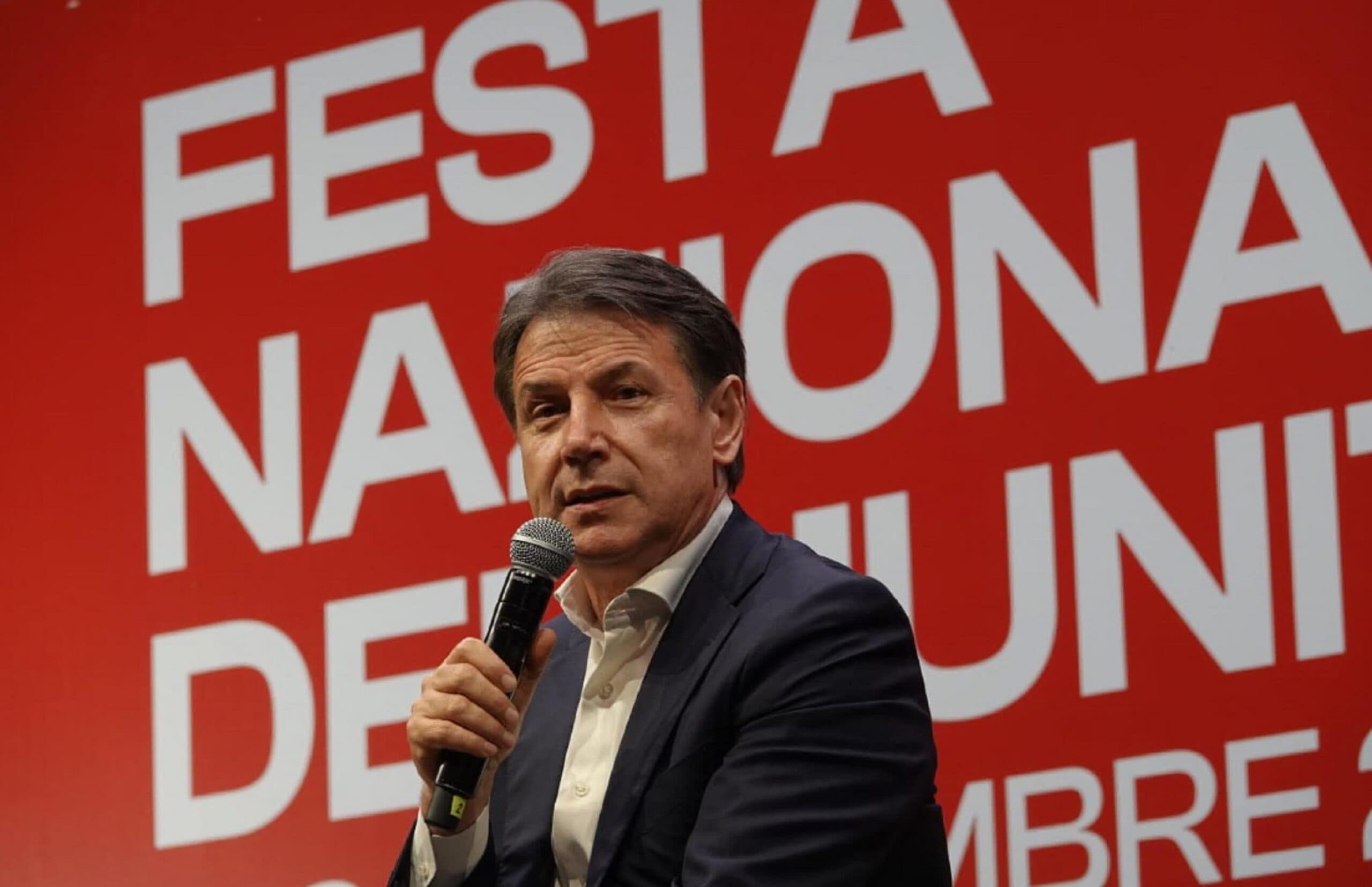 Conte alla Festa dell'Unità: primarie sì, ma il nodo resta Renzi
